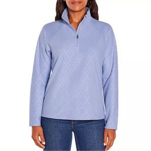 NWT Eddie Bauer Ladies Quarter Zip Polar Fleece Size XS